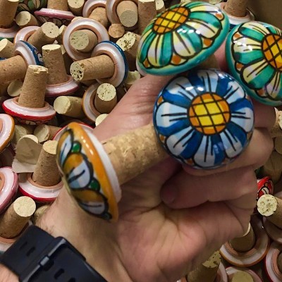 Tappo bottiglia  Ceramica di Caltagirone