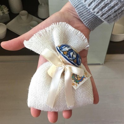 Tappo bottiglia Ceramica originale di Caltagirone