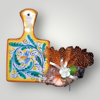Tagliere in ceramica di Caltagirone