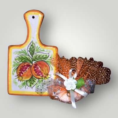 Tagliere in ceramica di Caltagirone