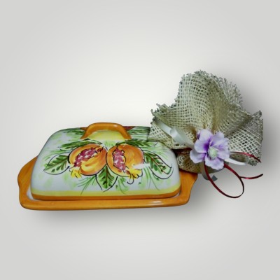 Portaburro in ceramica di Caltagirone