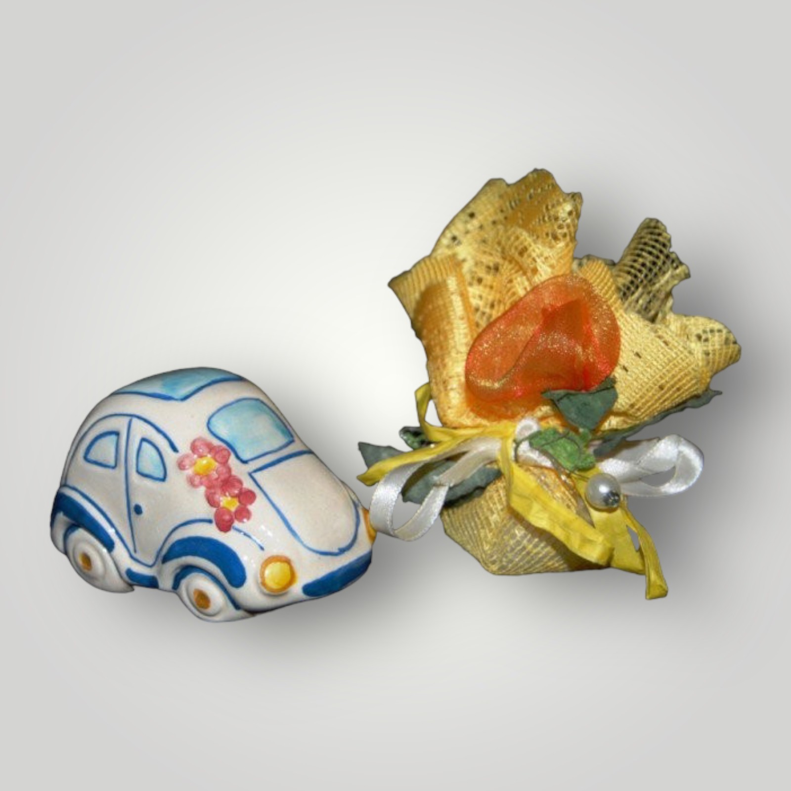 Fiat 500 in ceramica di Caltagirone