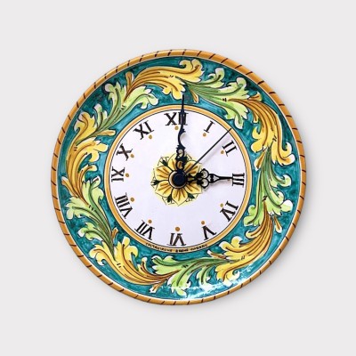 OROLOGIO DA PARETE CERAMICA DI CALTAGIRONE