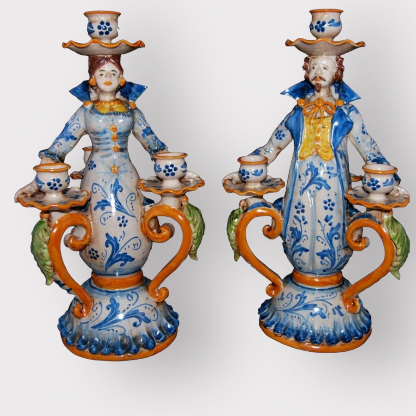 Lumiera in ceramica di Caltagirone
