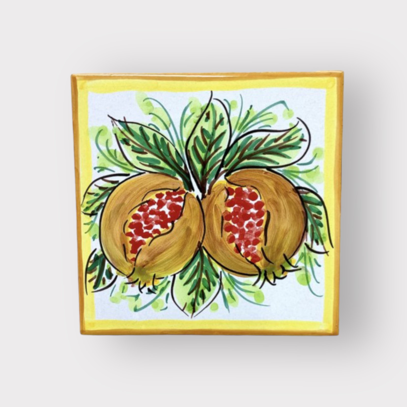 Mattonella 15x15 in Ceramiche di Caltagirone.