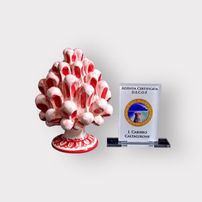 Pigna tradizionale h.11 in ceramica di Caltagirone