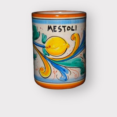Portamestoli in ceramica di Caltagirone