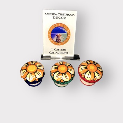 Pomello in ceramica di Caltagirone