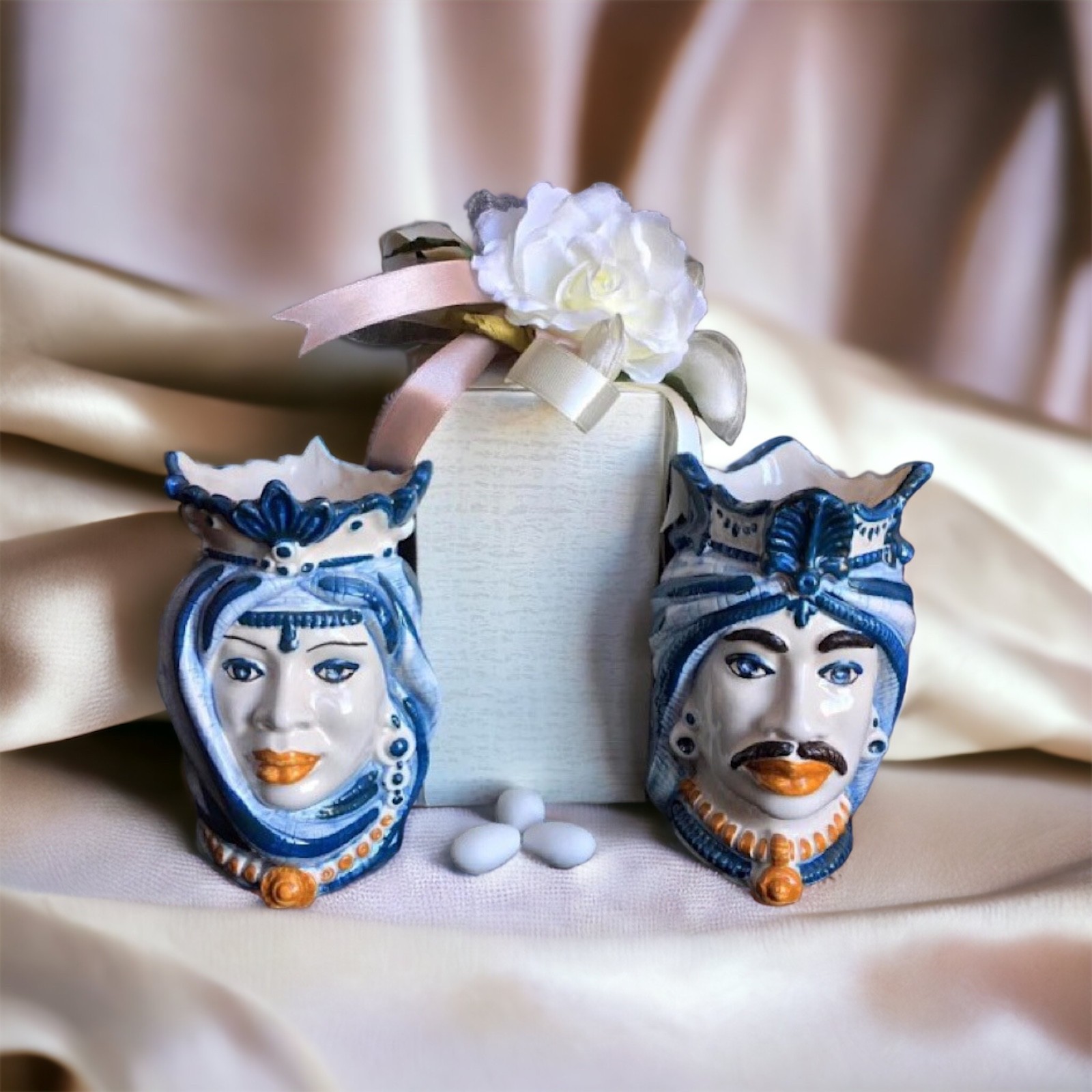 Testa di moro in ceramica artigianale di Caltagirone