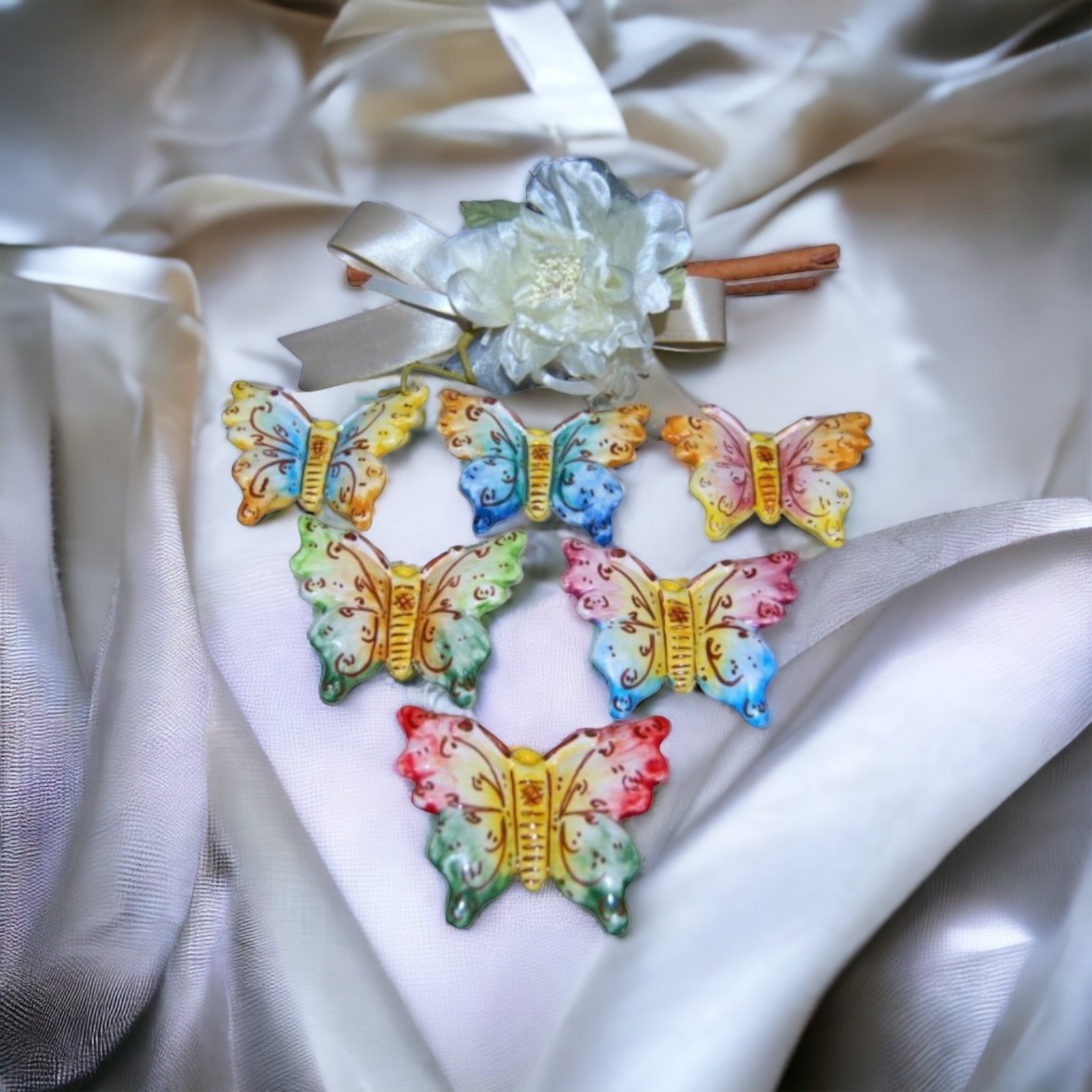 Farfalla in ceramica di Caltagirone