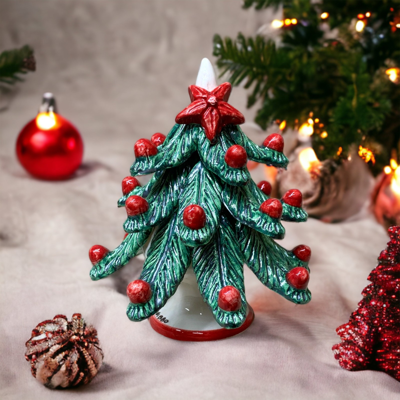 Albero di Natale in ceramica