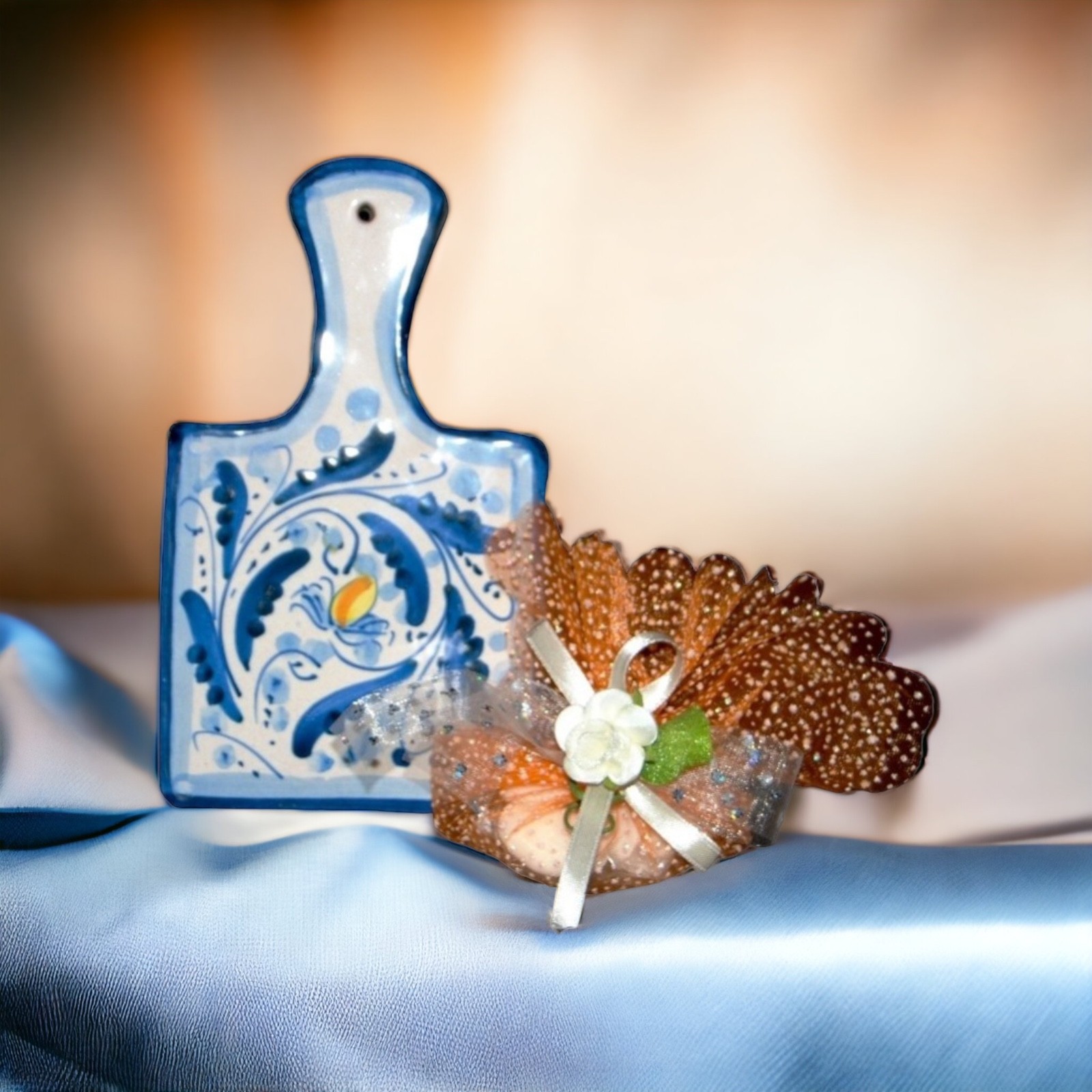 Tagliere in ceramica di Caltagirone