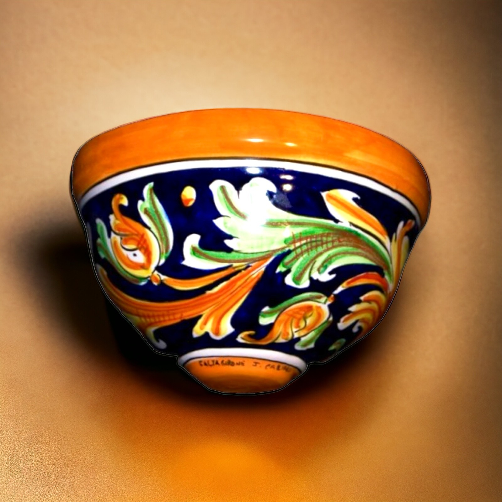 Gerla decoro Ornato in ceramica di Caltagirone