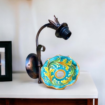 Applique decoro ornato in ceramica di Caltagirone