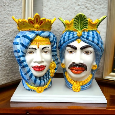 Testa di moro in Ceramica di Caltagirone