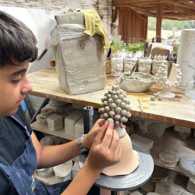 Pigna Bianca in ceramica di Caltagirone