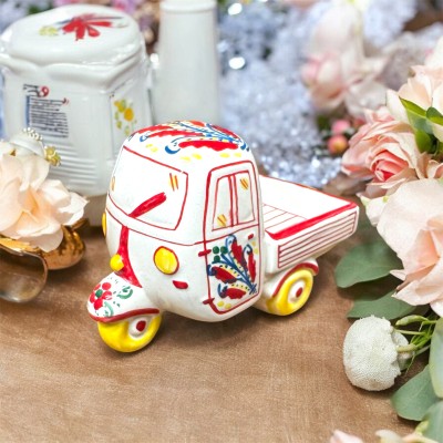 Moto ape in Ceramica di Caltagirone