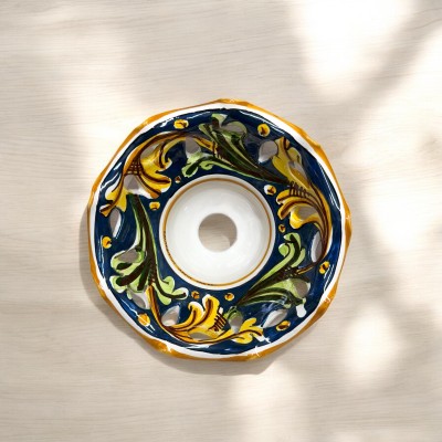 Applique decoro Ornato in ceramica di Caltagirone