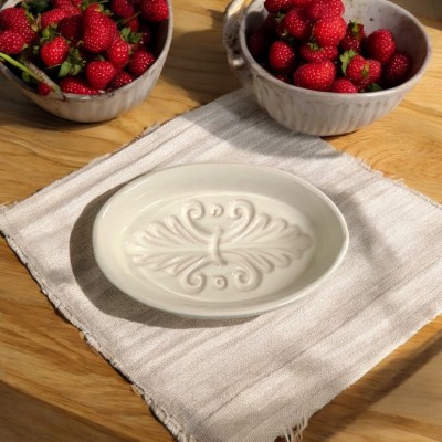 Formina o forma per mostarda in ceramica di Caltagirone