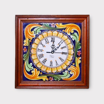 OROLOGIO IN CERAMICA DI CALTAGIRONE