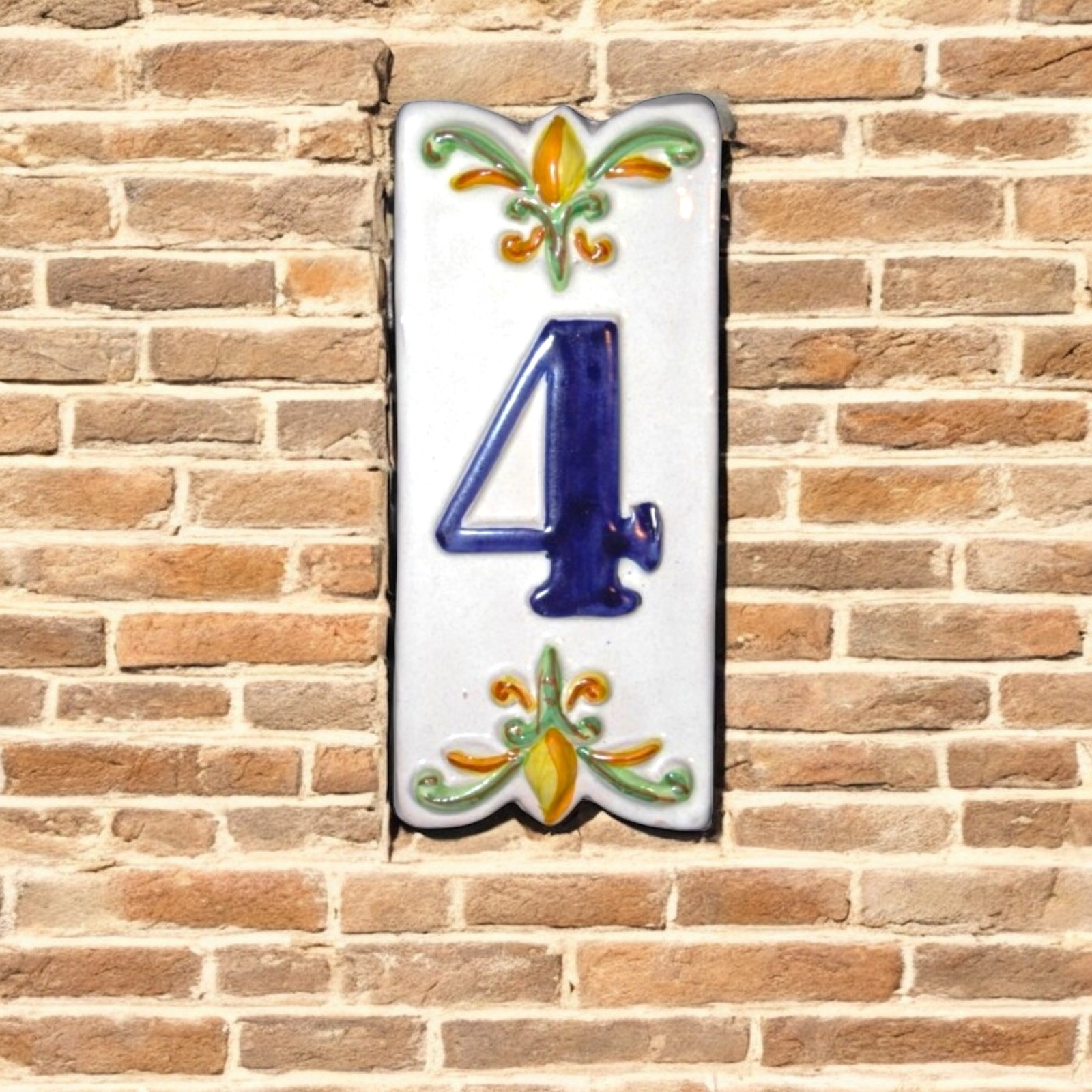 Numero  Civico in ceramica Caltagirone