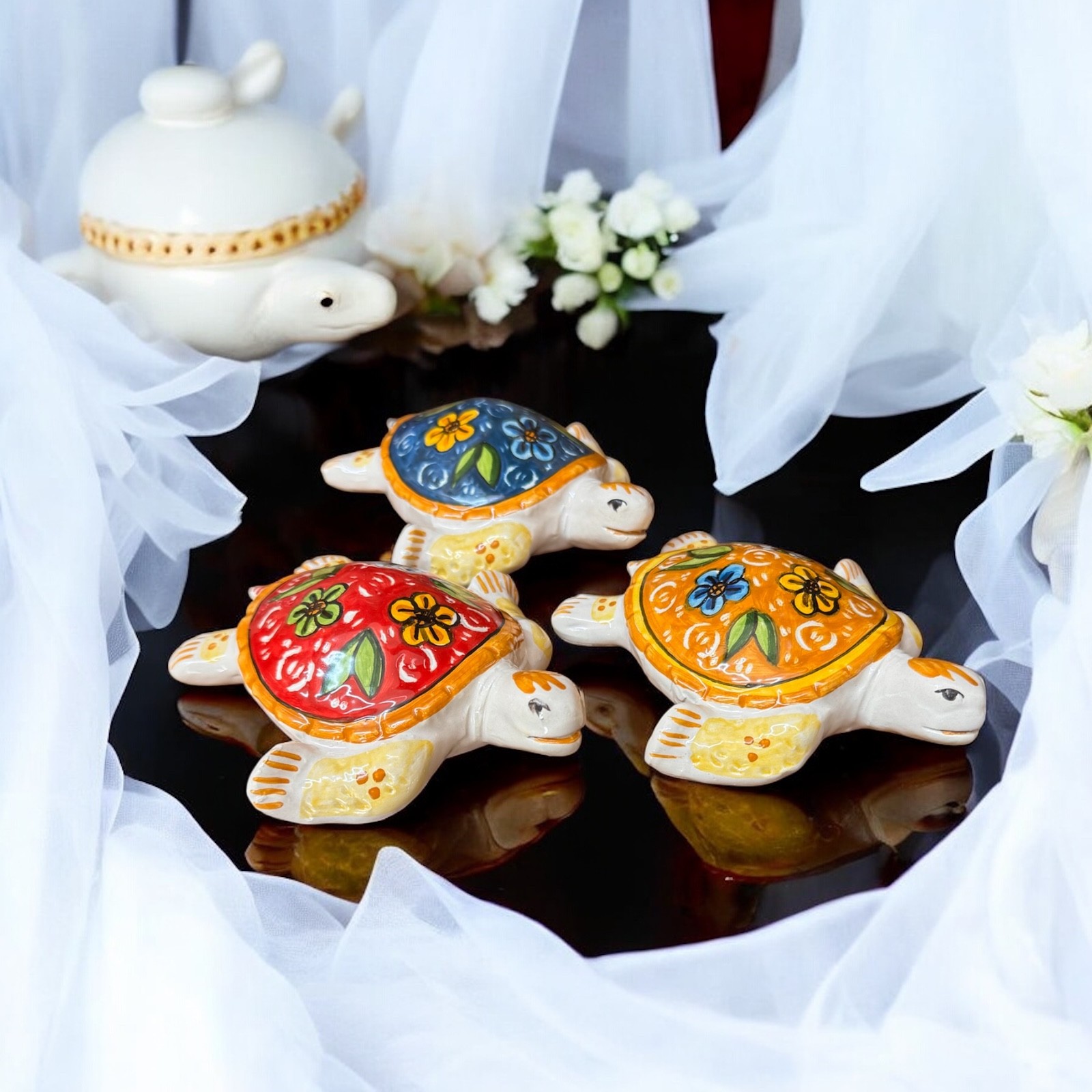Tartaruga in ceramica di Caltagirone