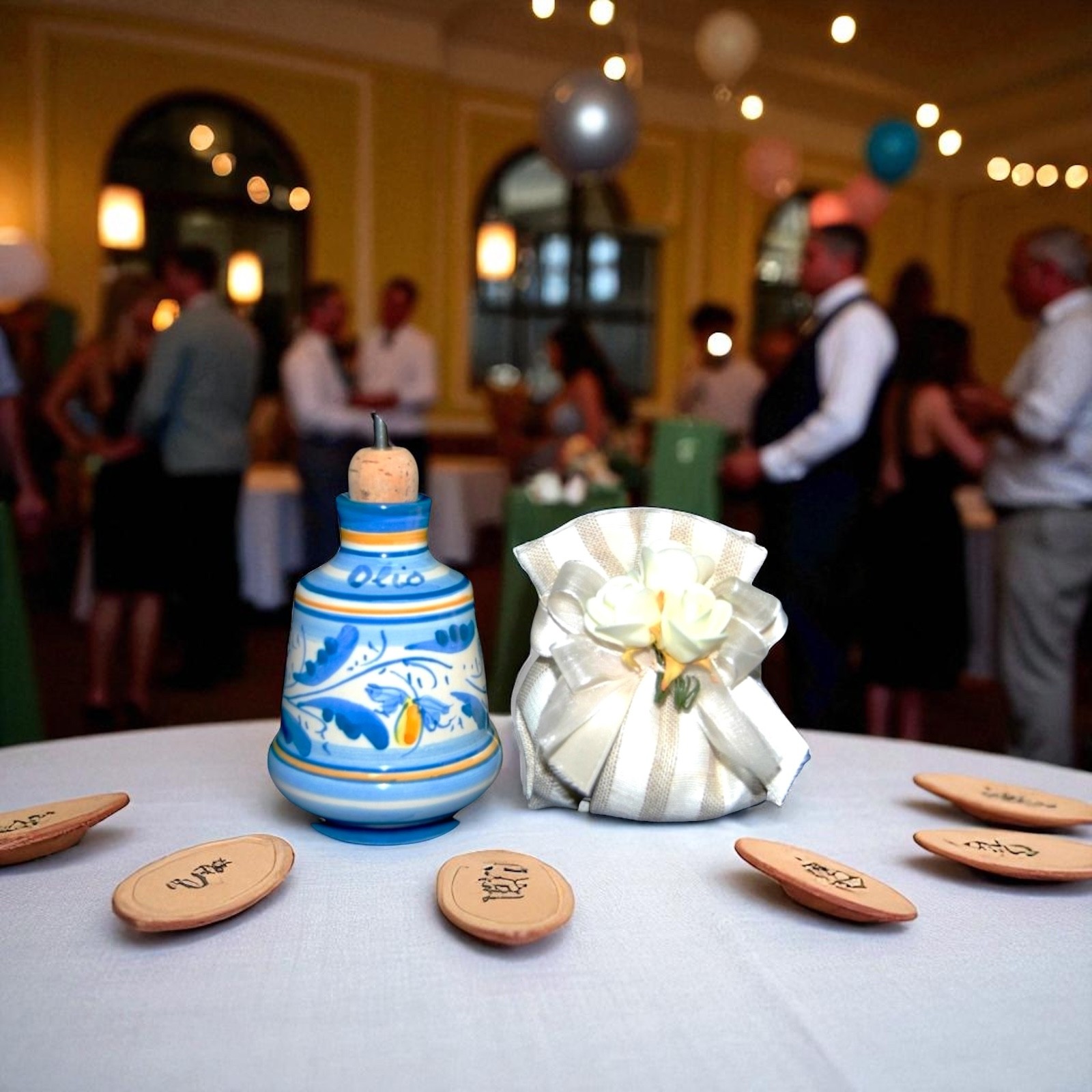 Oliera piccola in ceramica di Caltagirone