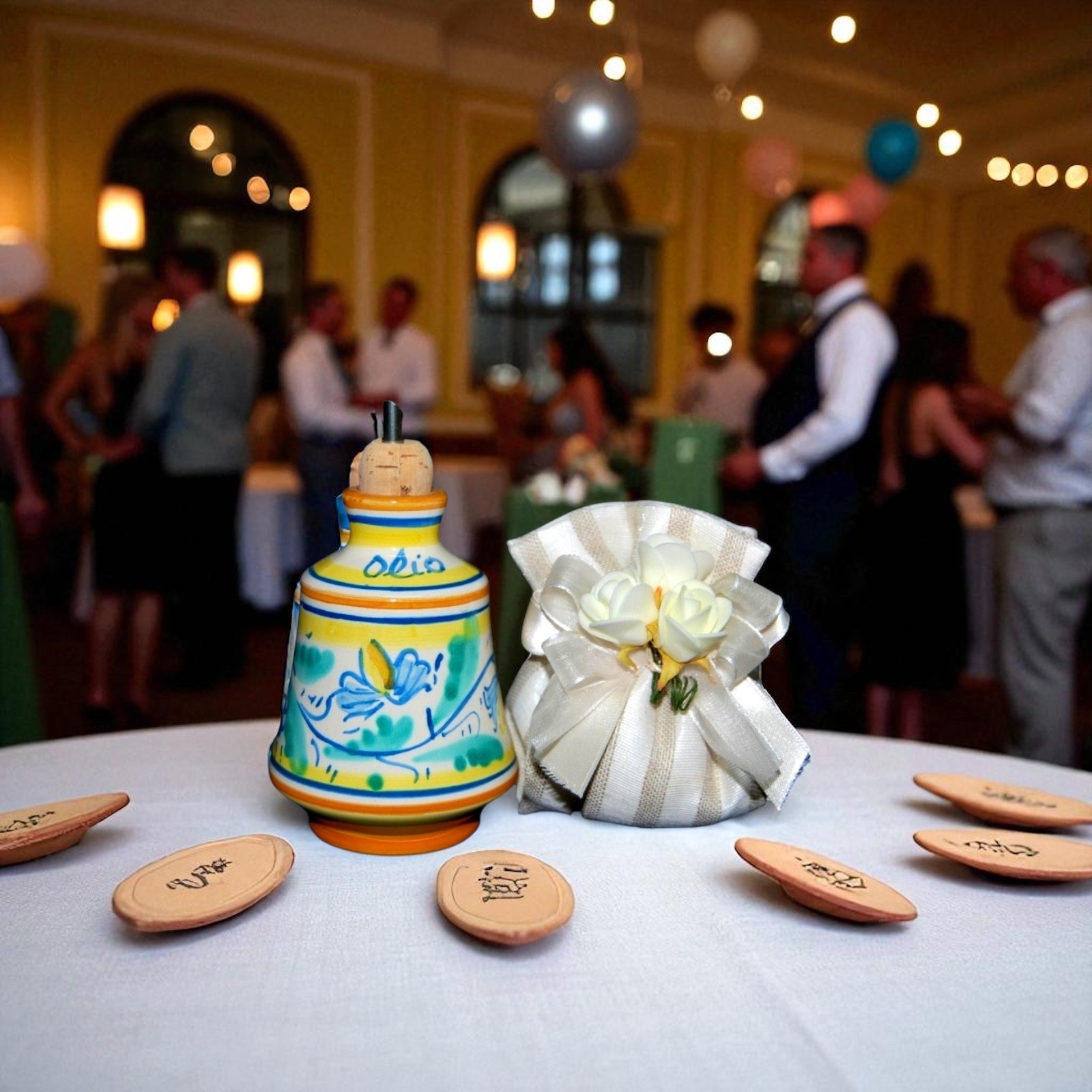Oliera piccola in ceramica di Caltagirone