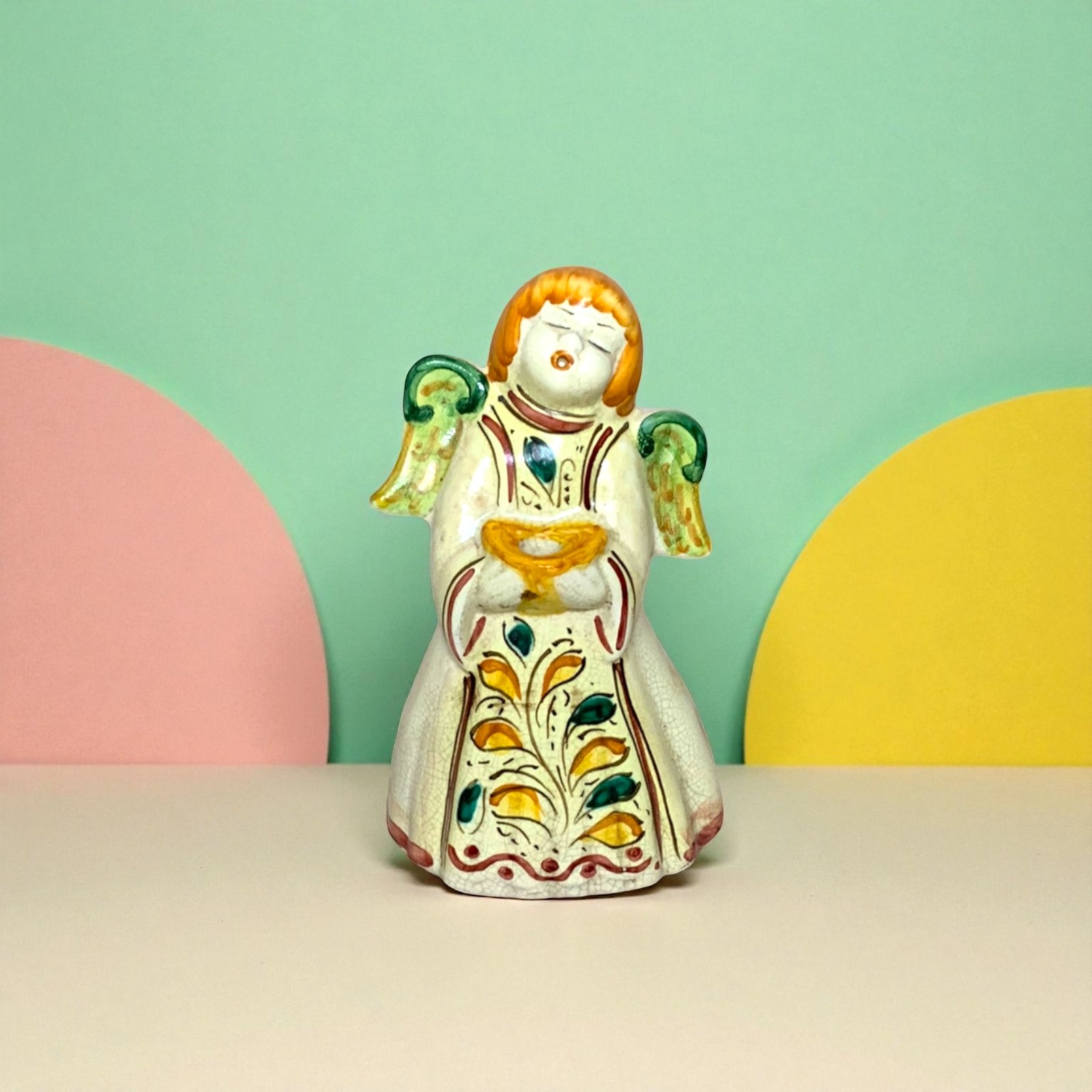 Angelo in ceramica di Caltagirone