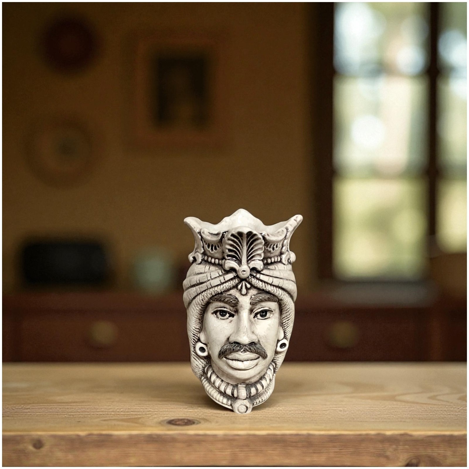 Testa di moro in ceramica di Caltagirone