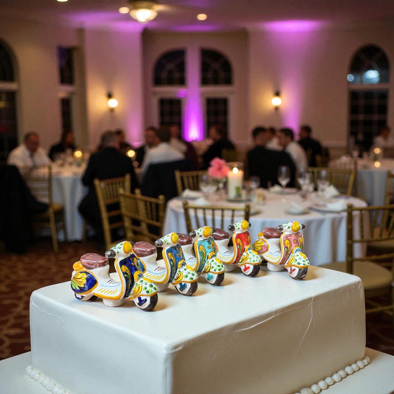 Vespa dec. Ornato originale in ceramica di Caltagirone