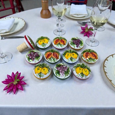 Tappo bottiglia Ceramica Caltagirone