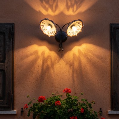 Applique traforato '600 in ceramica di Caltagirone