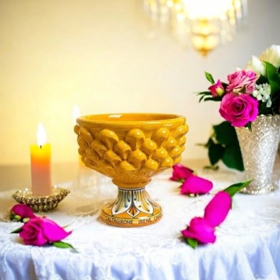 Mezza pigna ceramica di Caltagirone