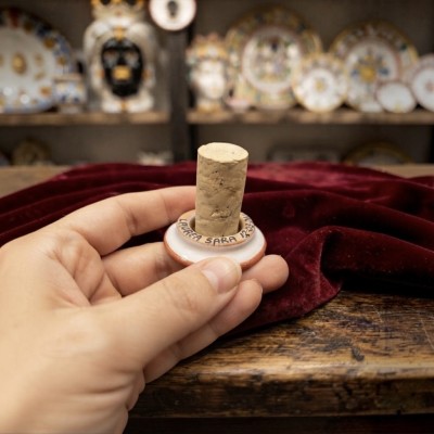 Tappo bottiglia in Ceramica di Caltagirone