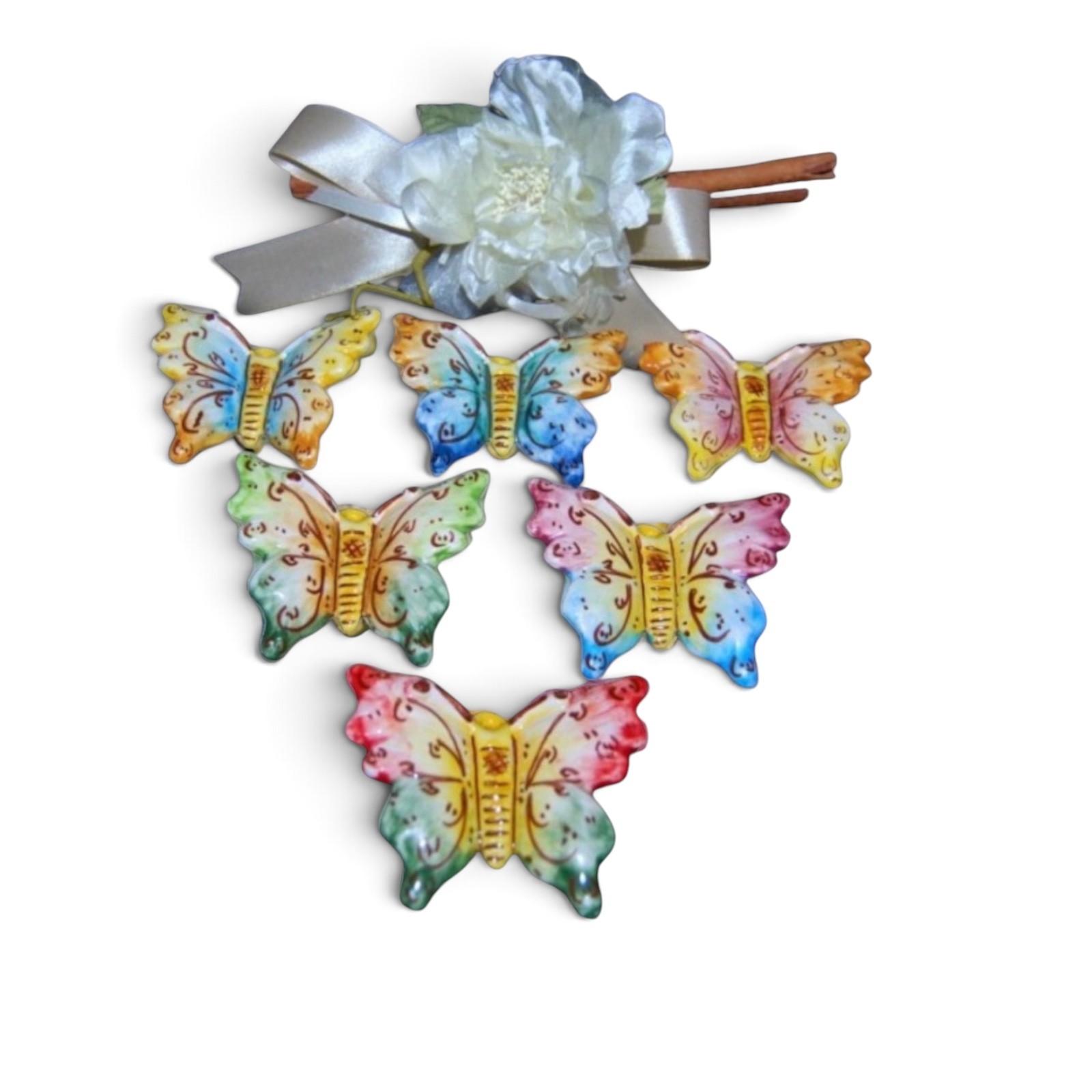 Farfalla in ceramica di Caltagirone