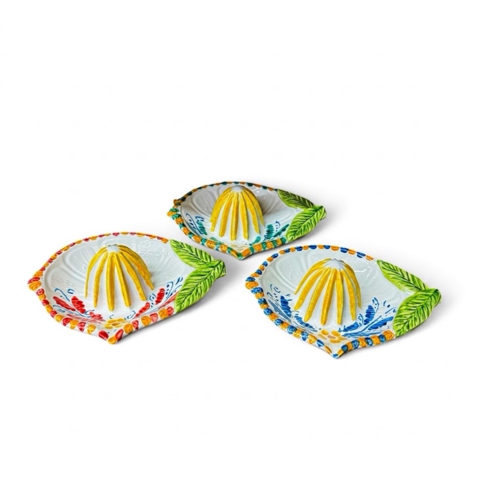Spremiagrumi in ceramica di Caltagirone