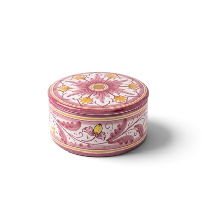 Scatola portagioie in ceramica di Caltagirone