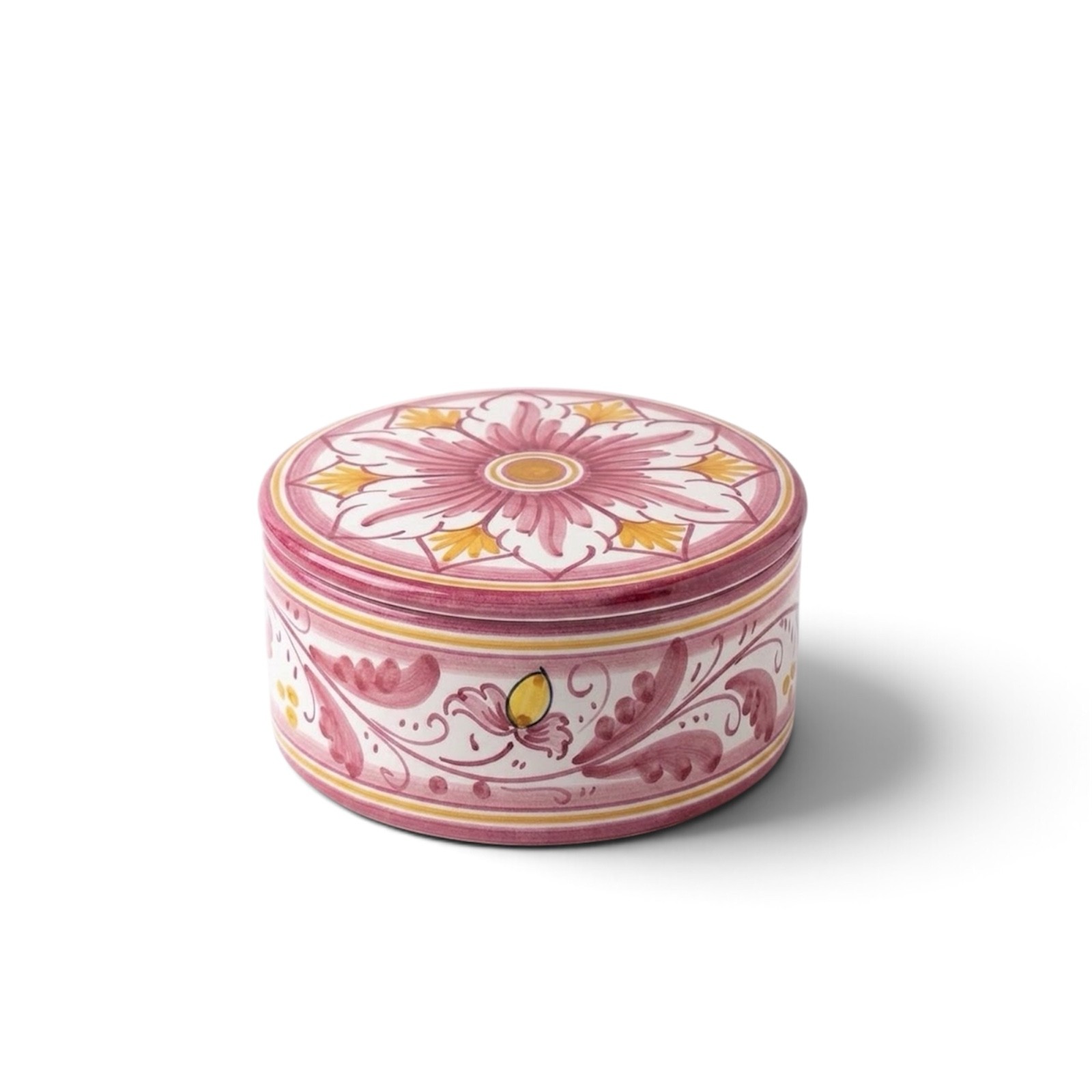 Scatola portagioie in ceramica di Caltagirone