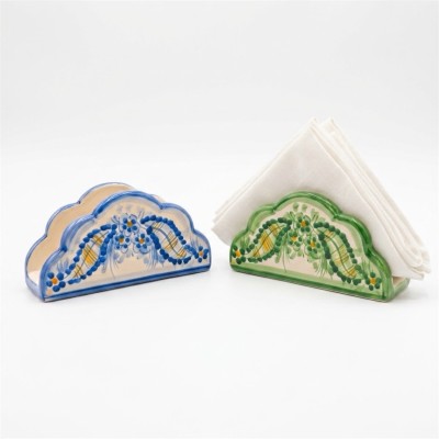 Portatovaglioli in ceramica di Caltagirone