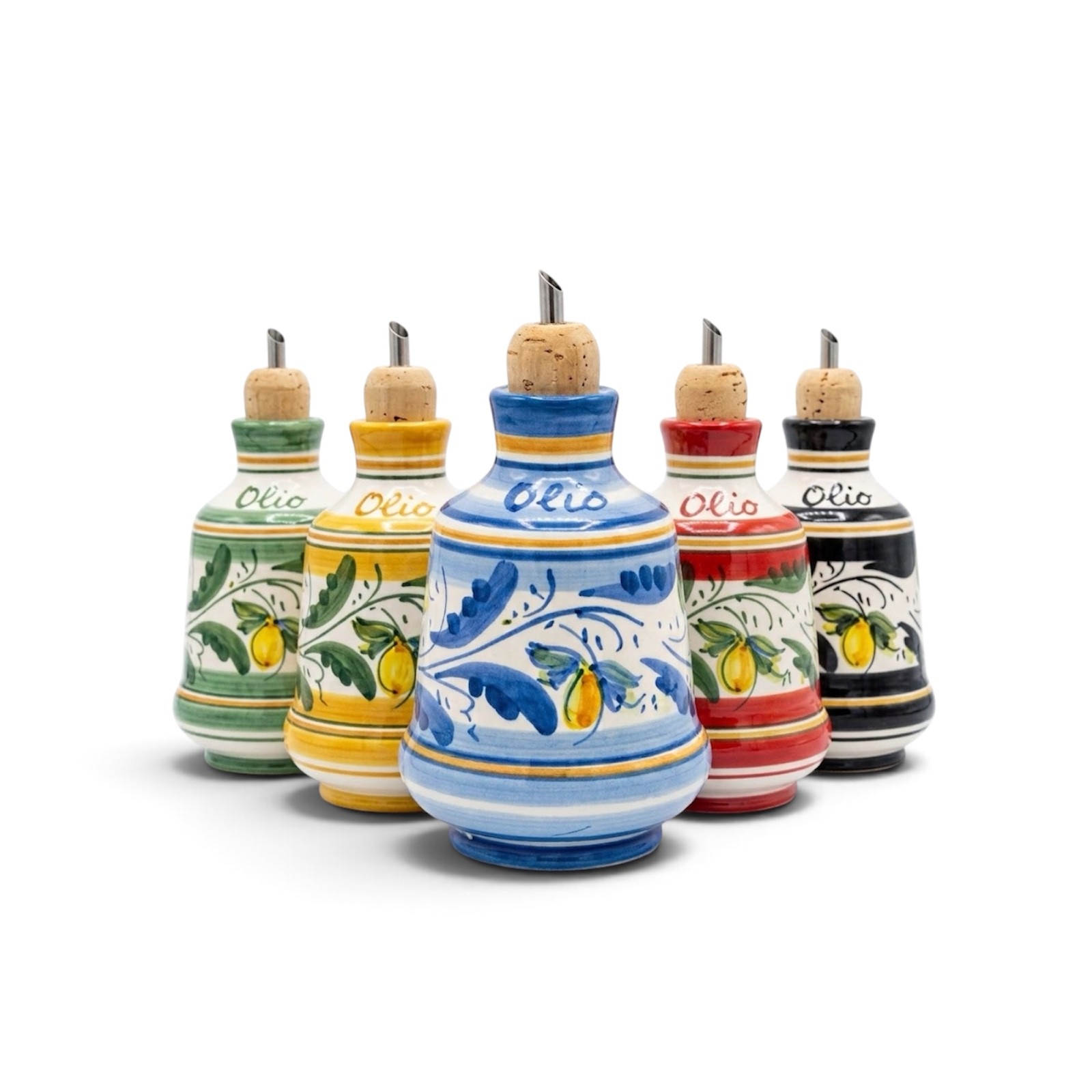 Oliera piccola in ceramica di Caltagirone