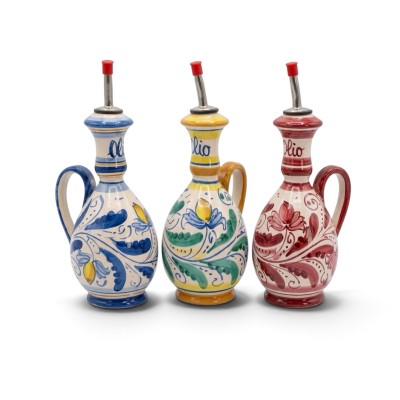 Oliera in ceramica di Caltagirone