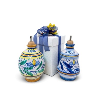 Oliera originale in ceramica di Caltagirone