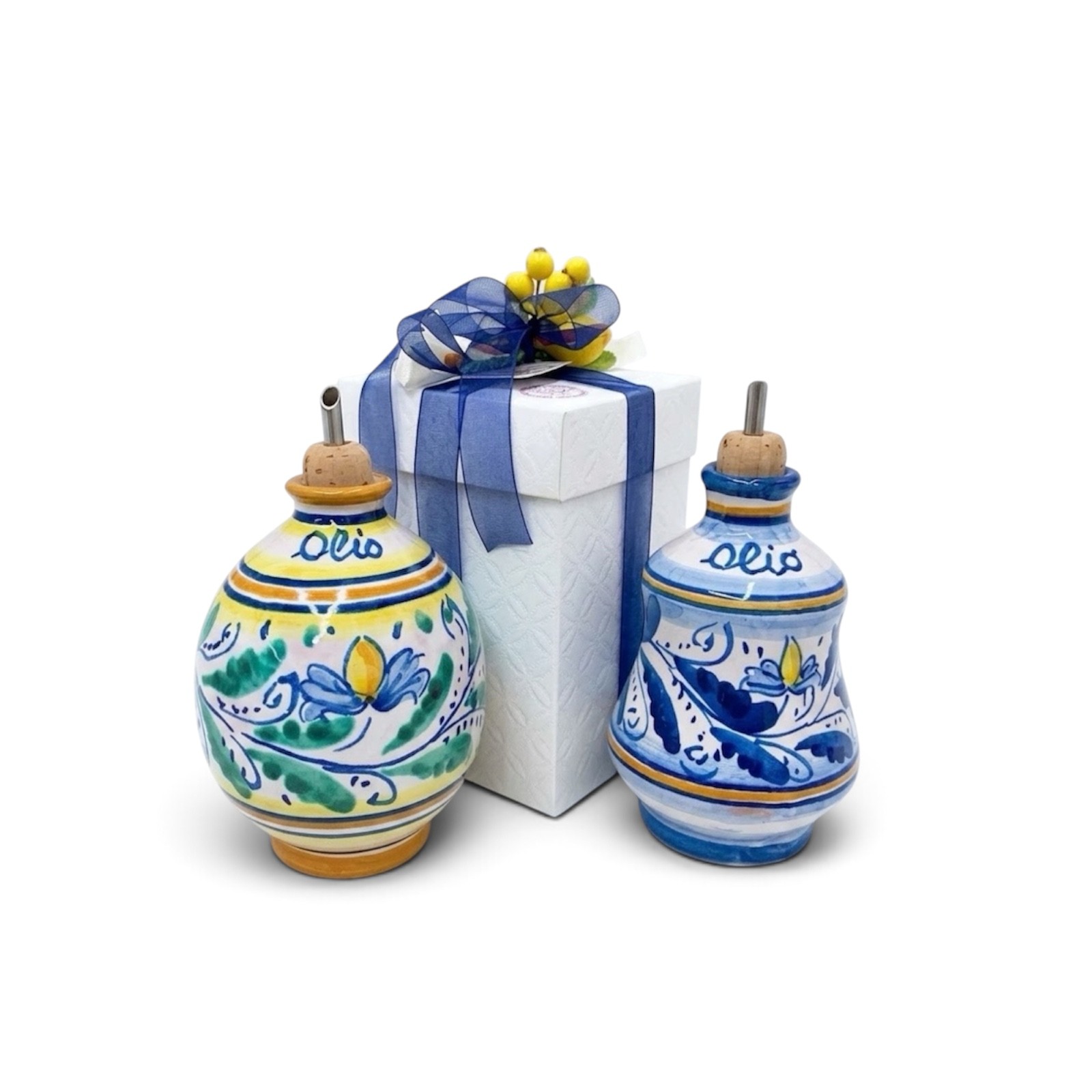 Oliera originale in ceramica di Caltagirone