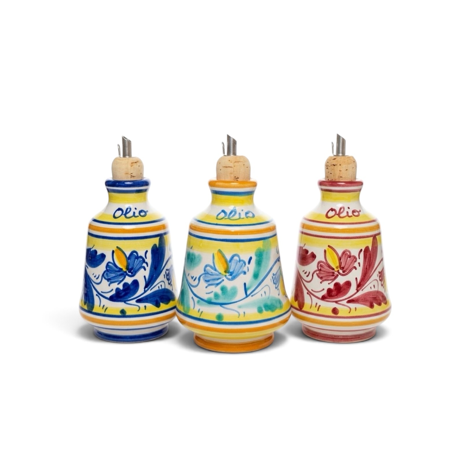 Oliera piccola in ceramica di Caltagirone