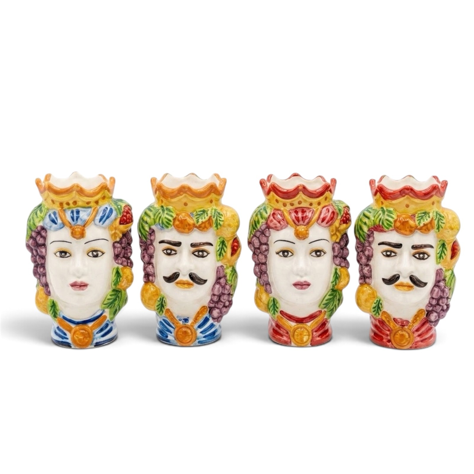 Testa di moro h.14 Ceramica di Caltagirone