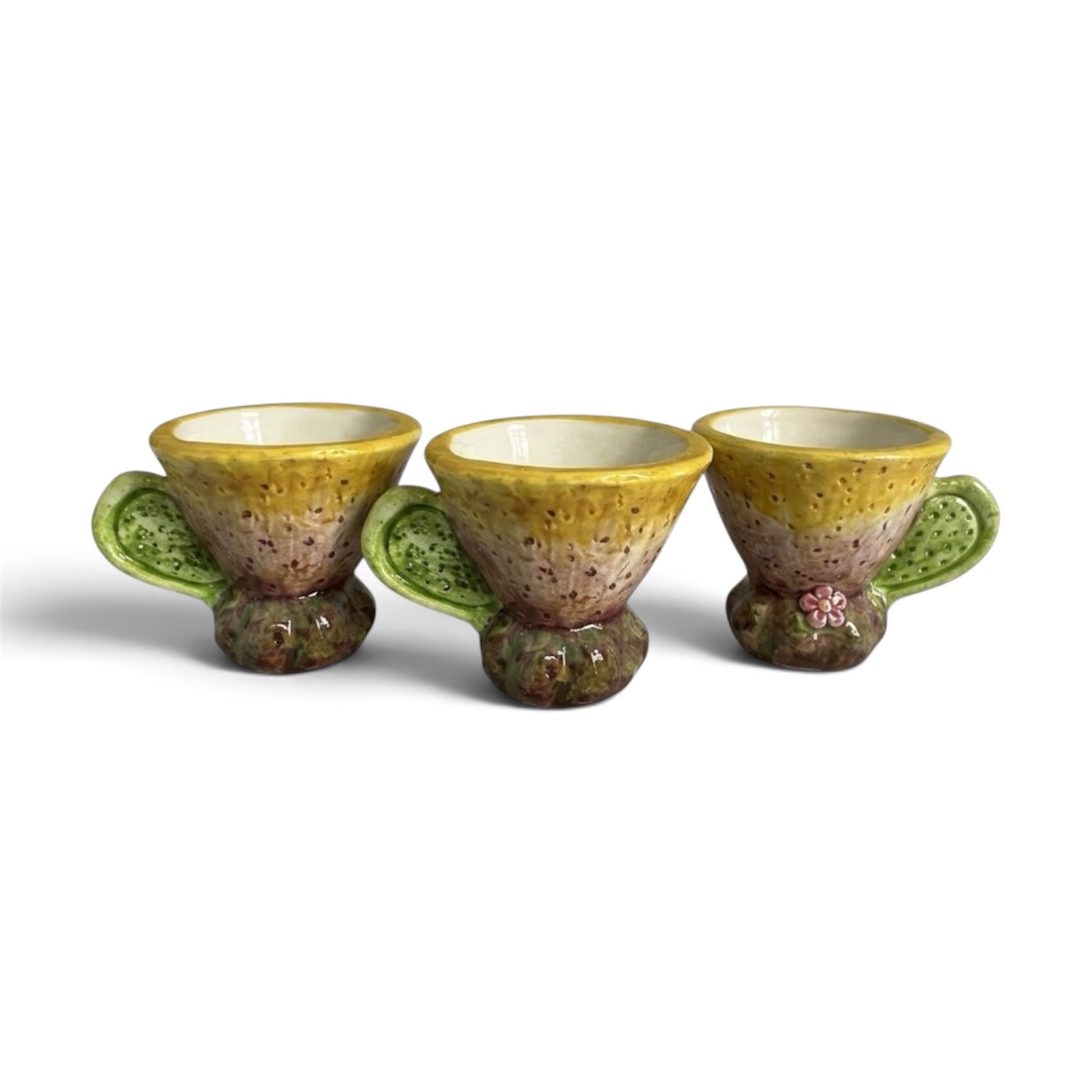 Tazzina fico d’India in ceramica di Caltagirone
