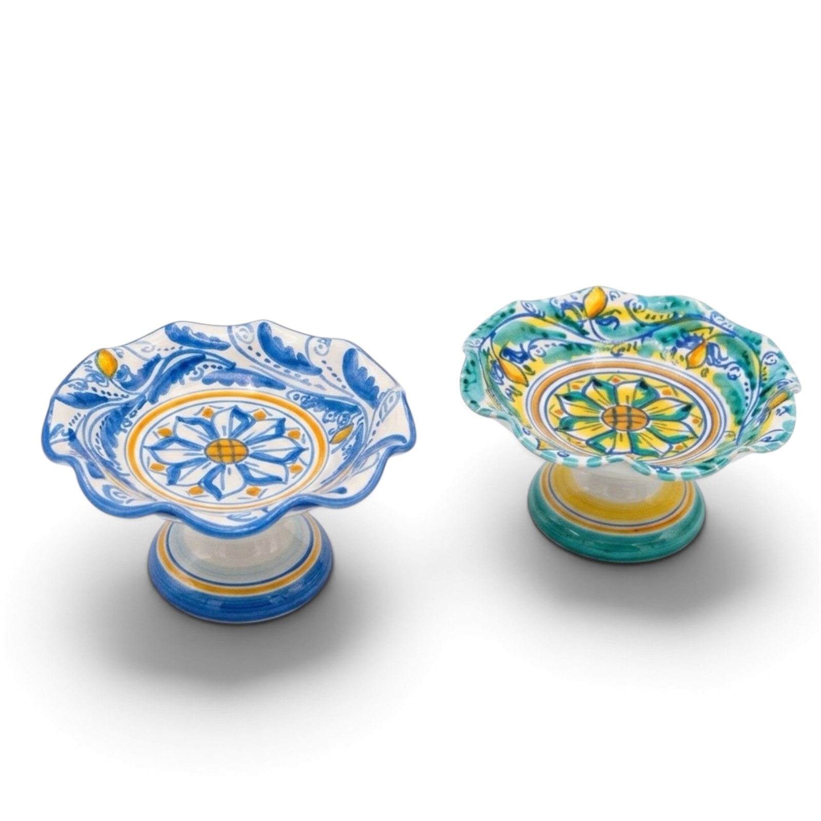 Alzatina in ceramica di Caltagirone