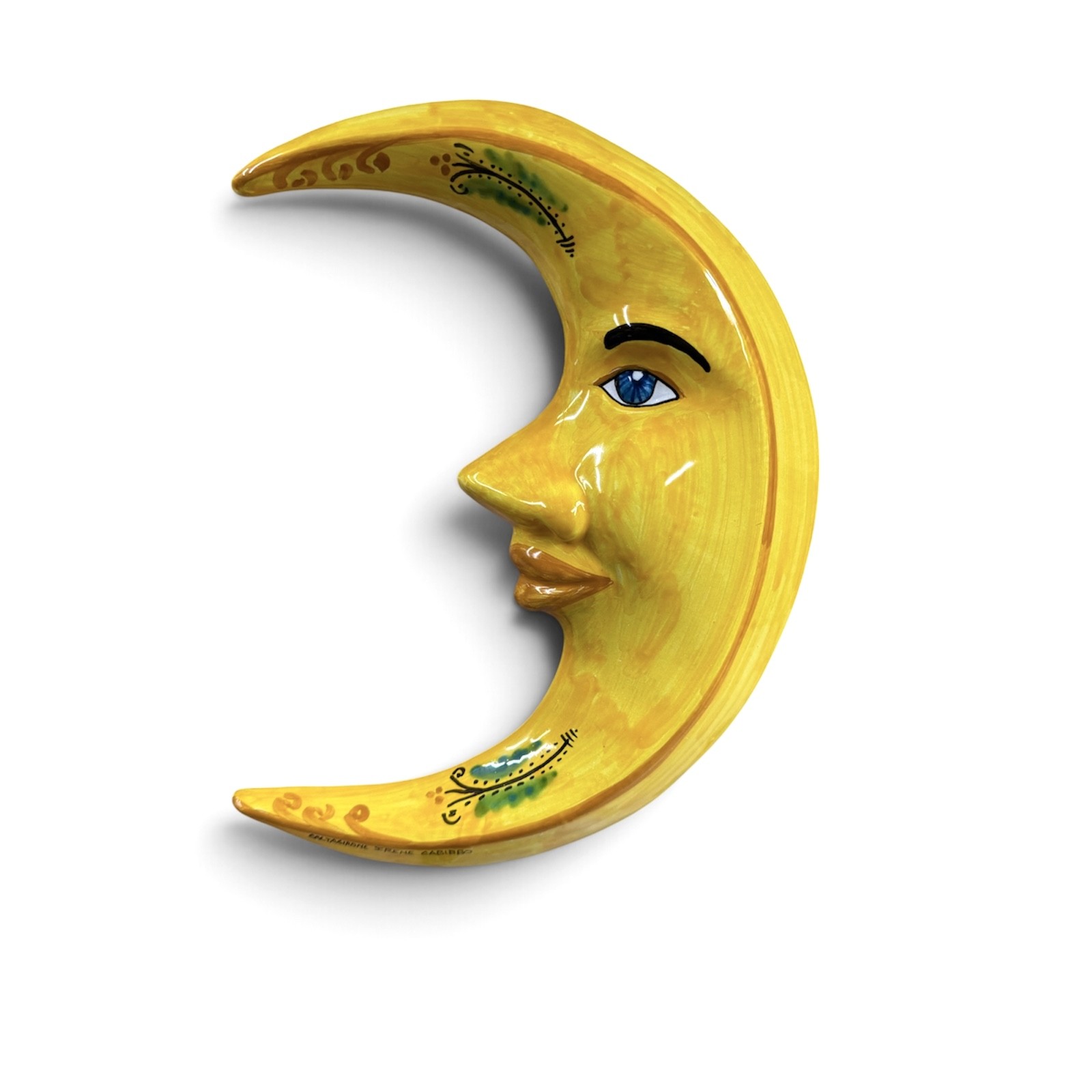 Luna di Sicilia in Ceramica di Caltagirone